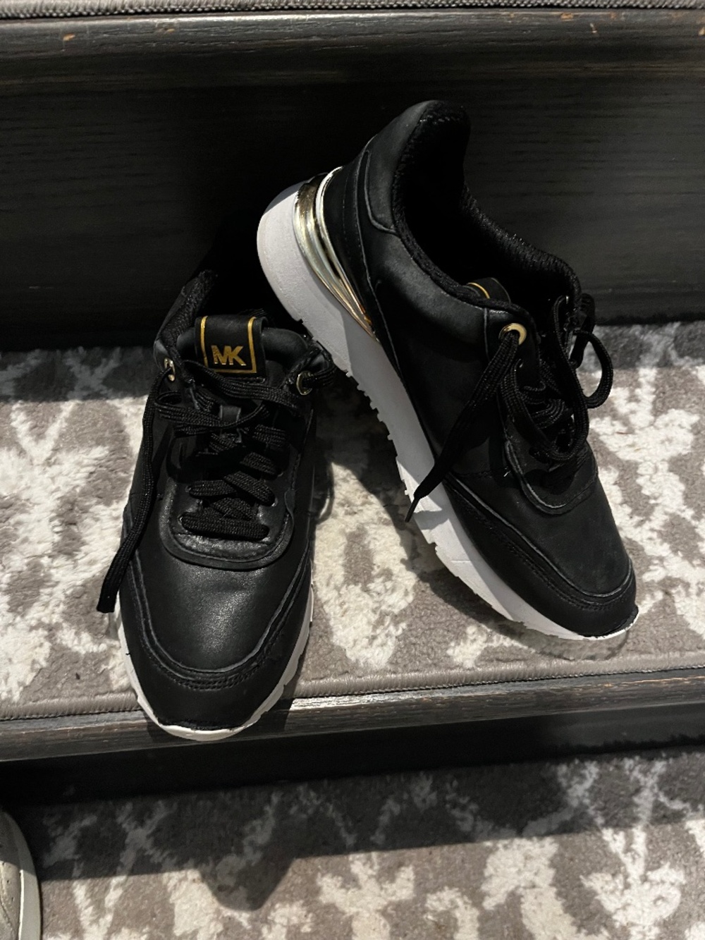 Michael Kors black sneakers
